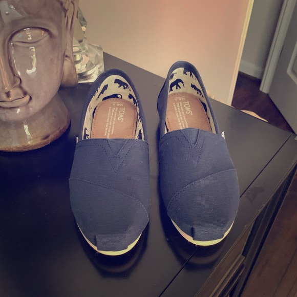 Navy Toms **SOLD** - Picture 1 of 2